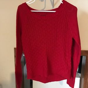 red sweater